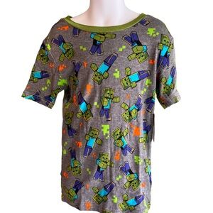 Minecraft Sleep top Boys XL